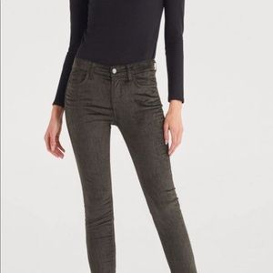 NWT - 7 for all Mankind Velvet High Waist Stretch